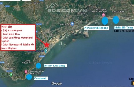 Đất mặt tiền Nguyễn Văn Linh, Phước Hải, cách biển 1km